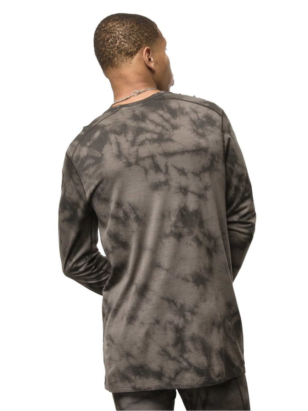 VANS X SMARTWOOL GRAY TIE DYE MERINO 150 BASELAYER TOP SIZE: Medium - Picture 2 of 6